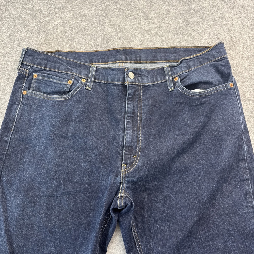 Levi's 541 Athletic Taper Fit Jeans Dark‎ Blue Wash Denim Men's Size 40 x 30 - Picture 2 of 15